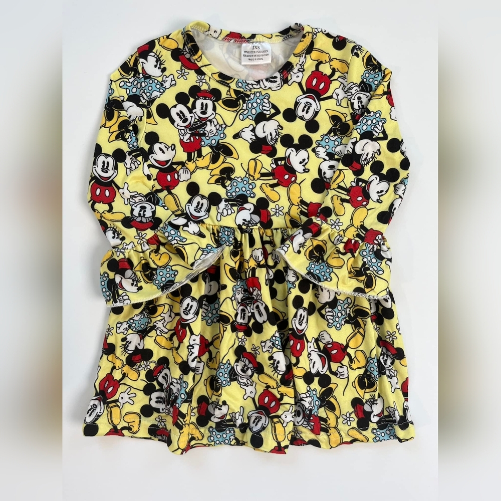 Mickey Mouse Yellow Dress